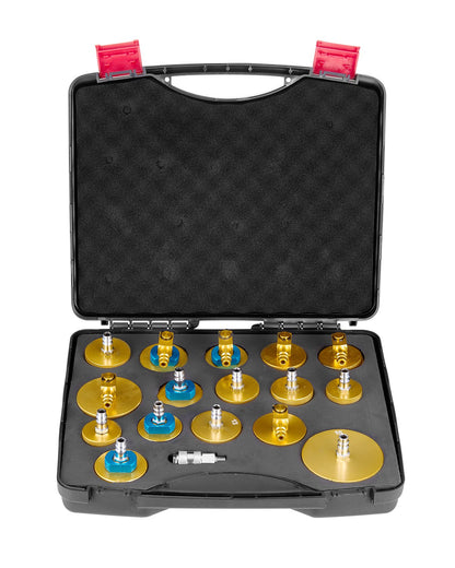 VEVOR Brake Master Bleeder Kit, 17 Pcs, Professional Brake Bleeder Adapter Set with Complete Kit & Handle, Durable Brake Bleeder Adapter for Brake Fluid Filling Fit for Most New & Old Vehicles - CCYGHSPQTJ17GSTKOV0 - view 1