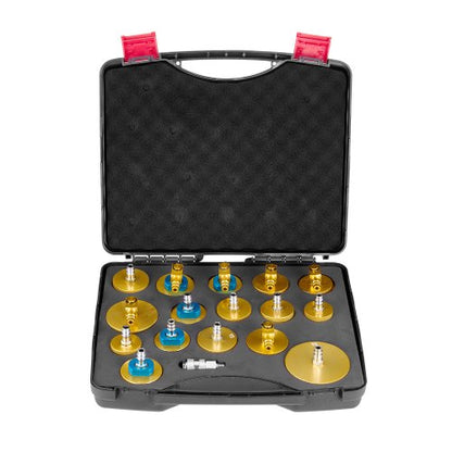 VEVOR Brake Master Bleeder Kit, 17 Pcs, Professional Brake Bleeder Adapter Set with Complete Kit & Handle, Durable Brake Bleeder Adapter for Brake Fluid Filling Fit for Most New & Old Vehicles - CCYGHSPQTJ17GSTKOV0 - view 2