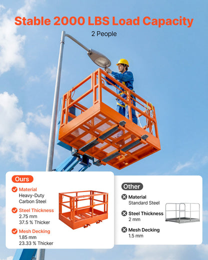 VEVOR Forklift Platforms - Select Your Configuration - CCZRAQLSSB486GVOZ001V0 - view 3