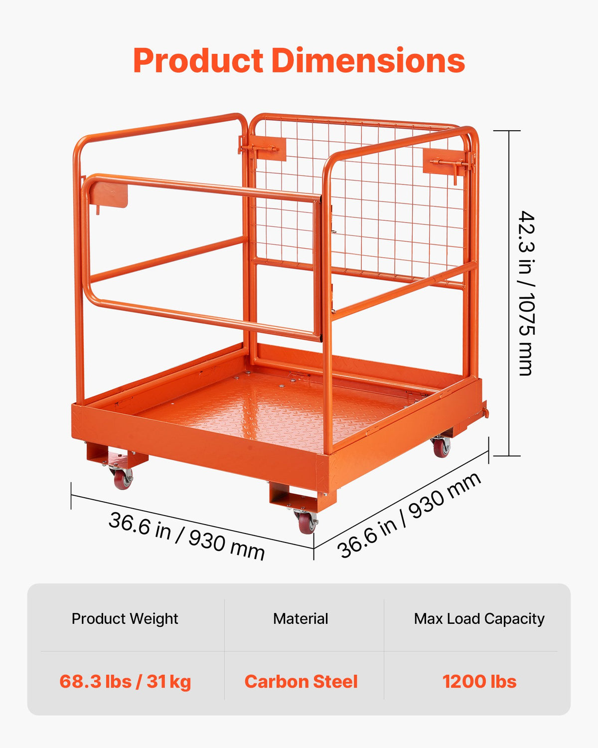 VEVOR Forklift Platforms - Select Your Configuration - CCZRAQLWBB36M8H7T001V0 - view 2