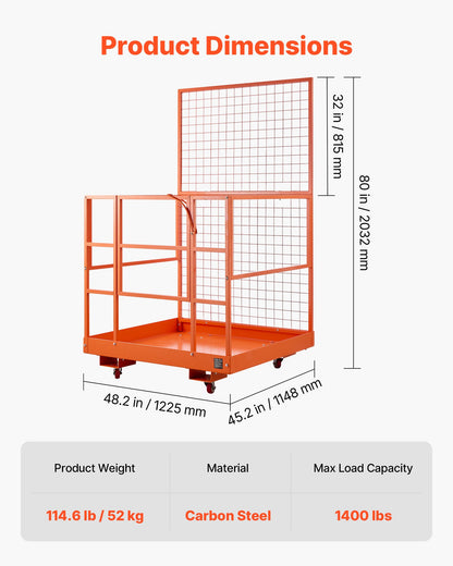 VEVOR Forklift Platforms - Select Your Configuration - CCZRAQLYBB45O8X6G001V0 - view 2