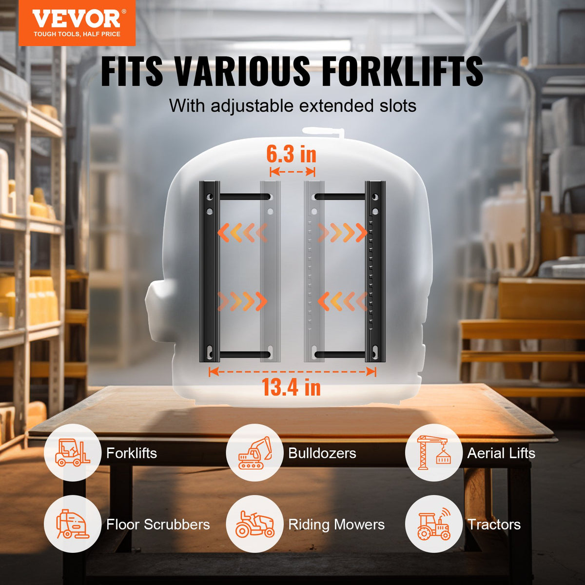 VEVOR Forklift Seats - Select Your Configuration - CCZYBGKAQD009OS2EV0 - view 2