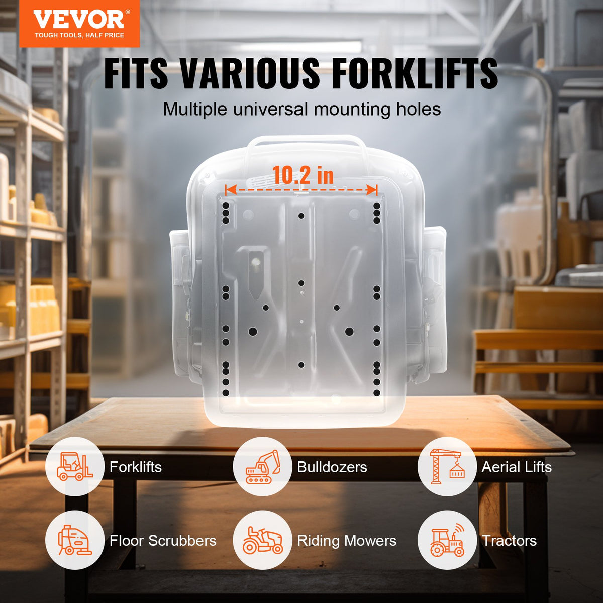 VEVOR Forklift Seats - Select Your Configuration - CCZYJZKFSAQDKKFORV0 - view 2