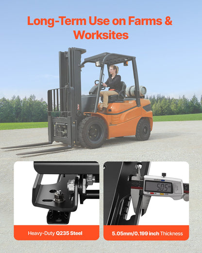 VEVOR Seat Suspension Kit with Seat Slider Track, Universal Air Ride Seat Suspension for Zero Turn Lawn Mower,  6in Front-to-Back Adjustable, Tractor Seat Suspension ‎Kit for Forklift, Bulldozers - CCZYXGTJDHKDV3BRHV0 - view 6