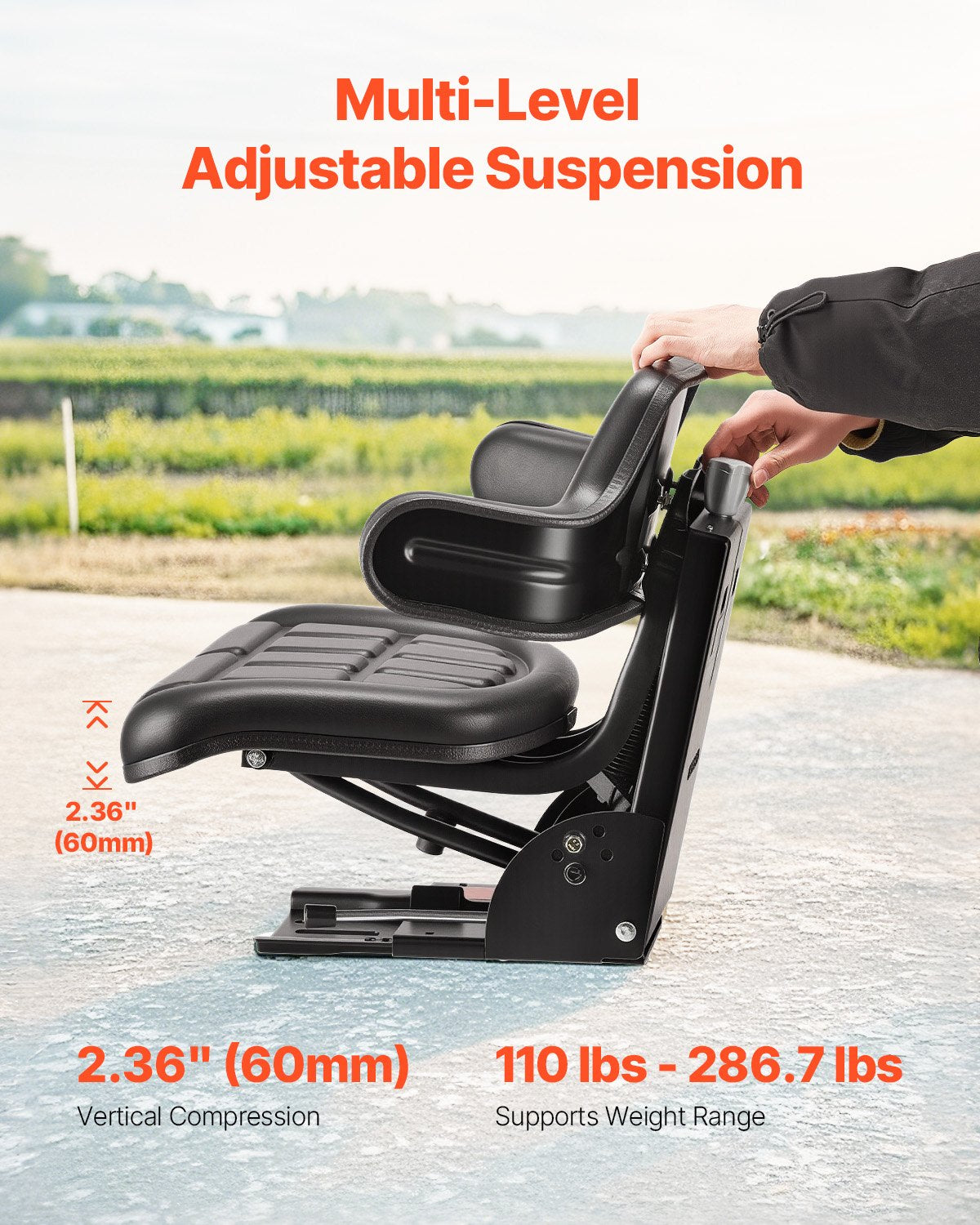 VEVOR Forklift Seats - Select Your Configuration - CCZYXJKXJK00FZ75NV0 - view 3