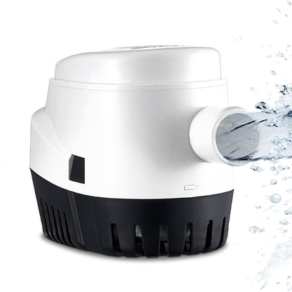 VEVOR Bilge Pump, 1100GPH 12V Automatic Submersible Boat Bilge Water Pump with Float Switch, 1.1" Outlet Diameter, Small Boat Bilge Pump, Marine Electric Bilge Pump for Boats, Ponds, Pools, Basements - CDB1100GPH00EVRJVV9 - view 1