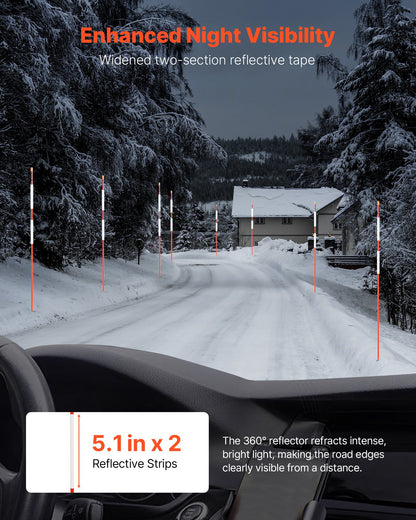 VEVOR Reflective Driveway Markers - Select Your Configuration - CDBG48INCHCSCB6ZM001V0 - view 3