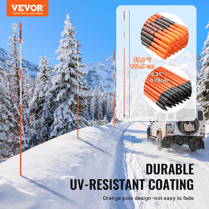 VEVOR Reflective Driveway Markers - Select Your Configuration - CDBG48YCCS10V9NP3V0 - view 2