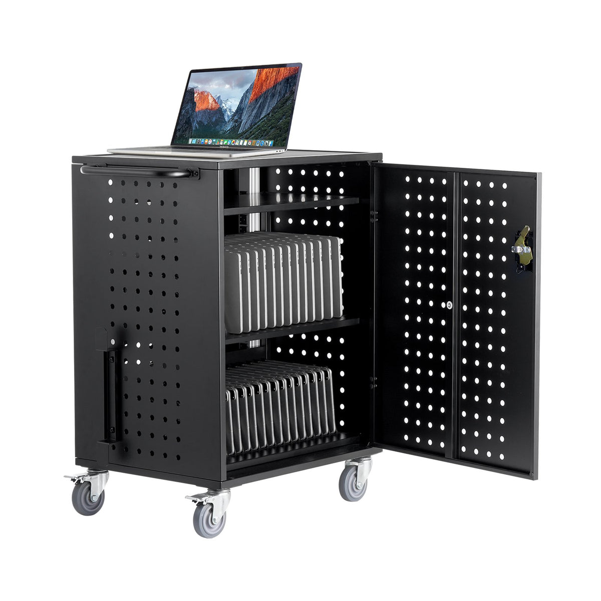 VEVOR Charging Cart, 36 Device Mobile Charging Station, Up to 15.6 in Screen Size, Office and Classroom Mobile Charging Cart, for Chromebook, Tablet and Laptop - CDC36TDN156IPR43LV1 - view 1