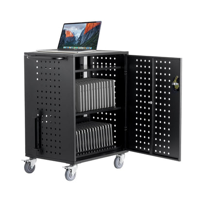 VEVOR Charging Cart, 36 Device Mobile Charging Station, Up to 15.6 in Screen Size, Office and Classroom Mobile Charging Cart, for Chromebook, Tablet and Laptop - CDC36TDN156IPR43LV1 - view 1