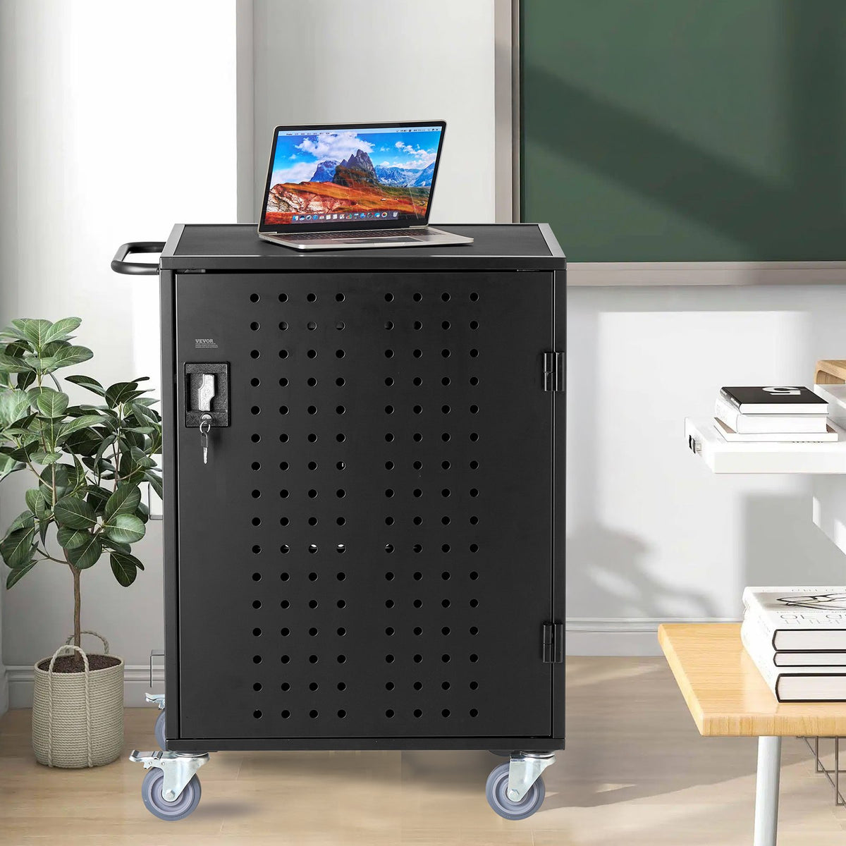 VEVOR Charging Cart, 36 Device Mobile Charging Station, Up to 15.6 in Screen Size, Office and Classroom Mobile Charging Cart, for Chromebook, Tablet and Laptop - CDC36TDN156IPR43LV1 - view 9
