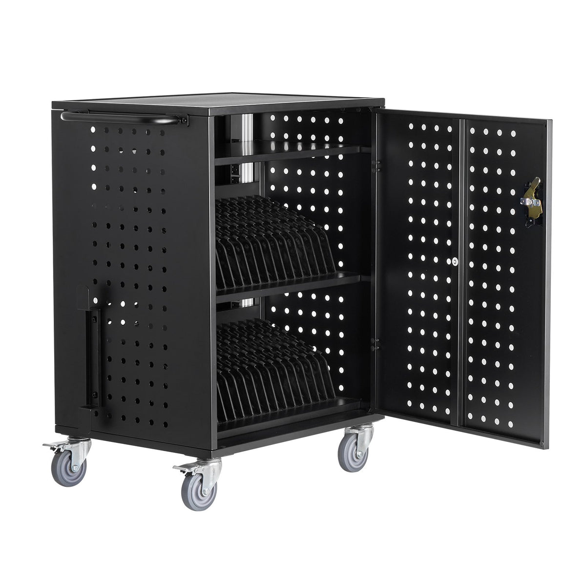 VEVOR Charging Cart, 36 Device Mobile Charging Station, Up to 15.6 in Screen Size, Office and Classroom Mobile Charging Cart, for Chromebook, Tablet and Laptop - CDC36TDN156IPR43LV1 - view 10