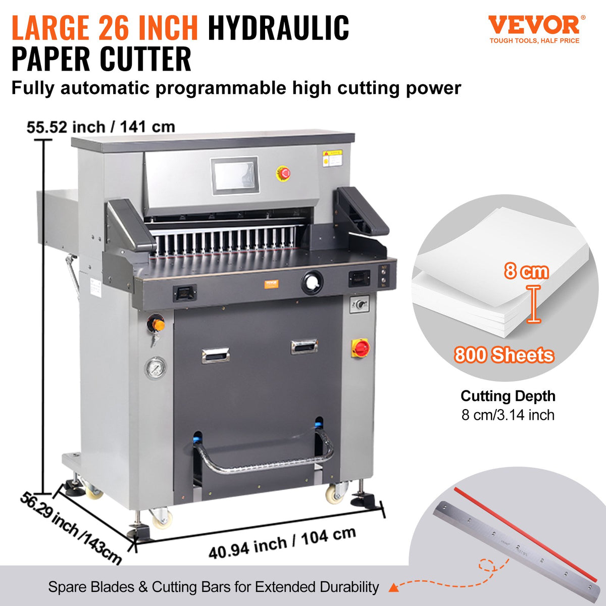 VEVOR Electric Paper Cutters - Select Your Configuration - CDDQZJZXQZJ2HN2B1V1 - view 2
