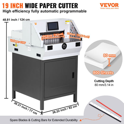 VEVOR Electric Paper Cutters - Select Your Configuration - CDDQZJZXQZJ2VLDDHV1 - view 2