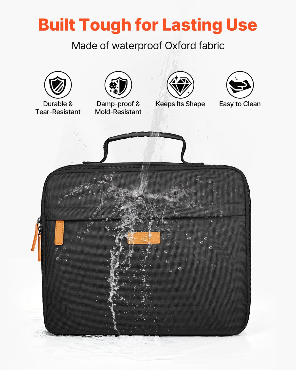 VEVOR Miniature Storage Carrying Figure Bag, Fits for 1:500-1:750 Scale Models, Miniature Transport Bag with Adjustable Shoulder Strap, 3 Foam Layers for Large Storage Capacity (Minis Not Included) - CDGDRMJCMX000N5TT001V0 - view 6