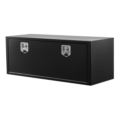 VEVOR Underbody Truck Tool Box, 48 x 18 x 18 Inch Heavy Duty Steel Trailer Storage Box with Lock & Keys, Waterproof Trailer Storage Organizer Under Body Chest with T-Handle for Truck, Van, SUV, Black - CDGJX34818189XD8T001V0 - view 10