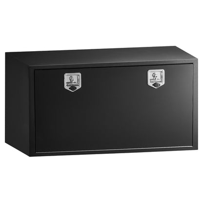 VEVOR Underbody Truck Tool Box, 48 x 24 x 24 Inch Heavy Duty Steel Trailer Storage Box with Lock & Keys, Waterproof Trailer Storage Organizer Under Body Chest with T-Handle for Truck, Van, SUV, Black - CDGJX3482424G0AG7001V0 - view 10