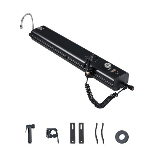 VEVOR Roof Rack Water Tank, 4.5 Gal, Multi-Dispensing Outdoor Tank with 2 Splash-Guard Panels & T-slot, High-Capacity Aluminum Tank with Pressurization Port, Fit for Trunks, Roll Bars, Crossbars - CDJSXZTK45GAO8HCDV0 - view 2