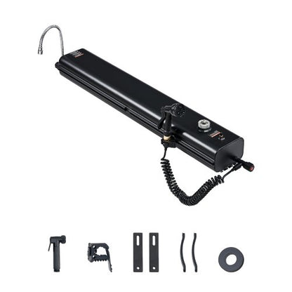 VEVOR Roof Rack Water Tank, 4.5 Gal, Multi-Dispensing Outdoor Tank with 2 Splash-Guard Panels & T-slot, High-Capacity Aluminum Tank with Pressurization Port, Fit for Trunks, Roll Bars, Crossbars - CDJSXZTK45GAO8HCDV0 - view 2