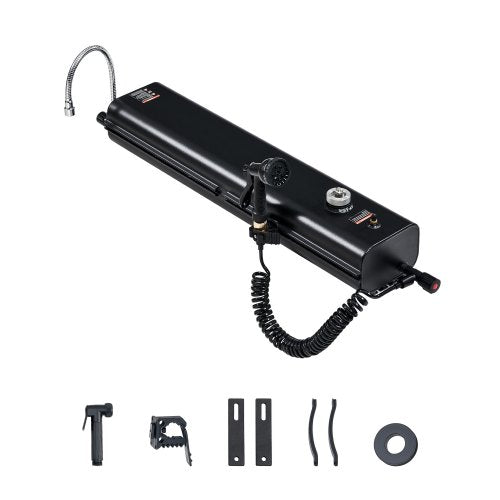 VEVOR Roof Rack Water Tank, 4 Gal, Multi-Dispensing Outdoor Tank with 2 Splash-Guard Panels & T-slot, High-Capacity Aluminum Tank with Pressurization Port, Fit for Trunks, Roll Bars, Crossbars - CDJSXZTK4GALFADHNV0 - view 2