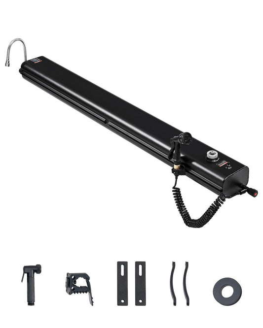VEVOR Roof Rack Water Tank, 8 Gal, Multi-Dispensing Outdoor Tank with 2 Splash-Guard Panels & T-slot, High-Capacity Aluminum Tank with Pressurization Port, Fit for Trunks, Roll Bars, Crossbars - CDJSXZTK8GALWQSO7V0 - view 1