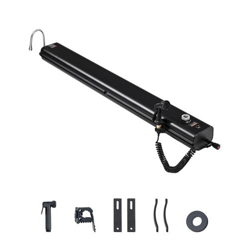 VEVOR Roof Rack Water Tank, 8 Gal, Multi-Dispensing Outdoor Tank with 2 Splash-Guard Panels & T-slot, High-Capacity Aluminum Tank with Pressurization Port, Fit for Trunks, Roll Bars, Crossbars - CDJSXZTK8GALWQSO7V0 - view 2