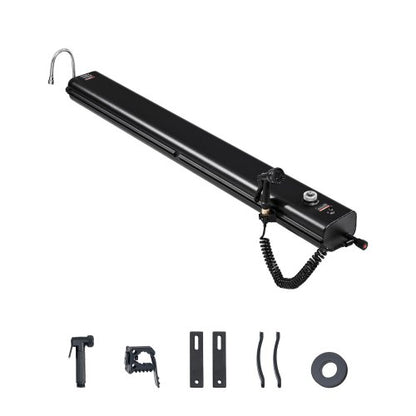 VEVOR Roof Rack Water Tank, 8 Gal, Multi-Dispensing Outdoor Tank with 2 Splash-Guard Panels & T-slot, High-Capacity Aluminum Tank with Pressurization Port, Fit for Trunks, Roll Bars, Crossbars - CDJSXZTK8GALWQSO7V0 - view 2