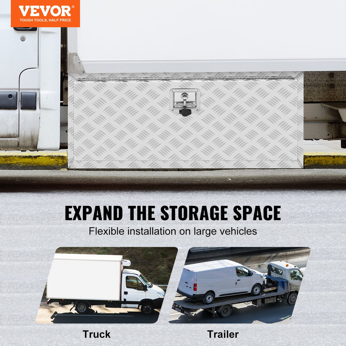 VEVOR Underbody Truck Tool Boxes - Select Your Configuration - CDK361718INCHPTVPV0 - view 2