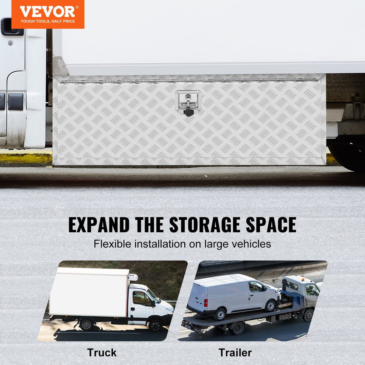 VEVOR Underbody Truck Tool Boxes - Select Your Configuration - CDK481718INCHFIYXV0 - view 2