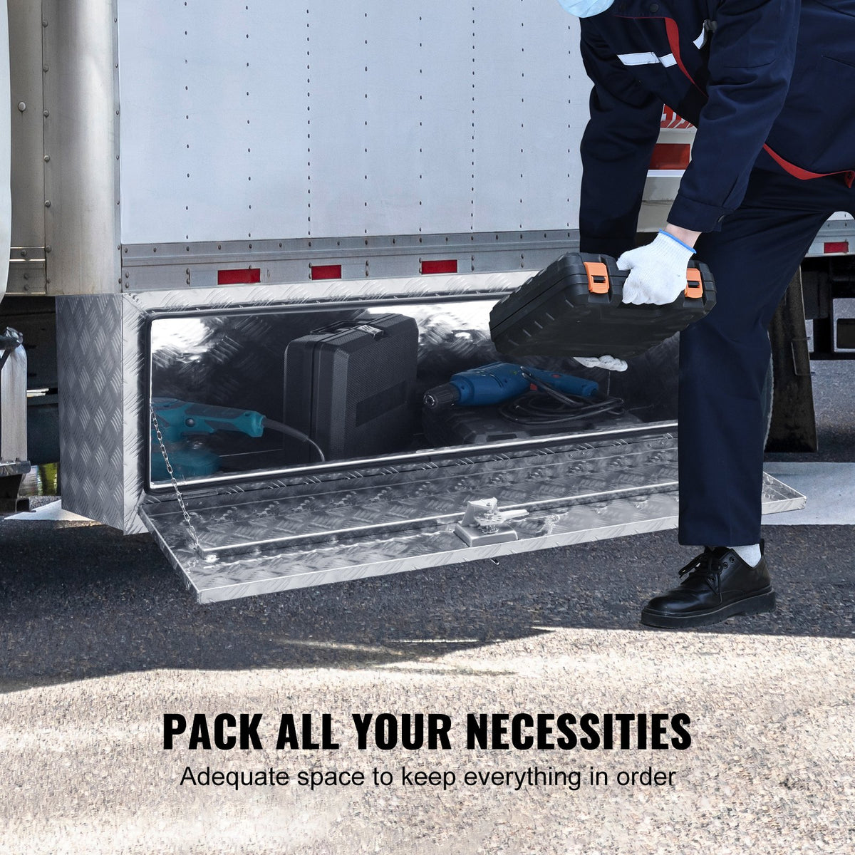 VEVOR Underbody Truck Tool Boxes - Select Your Configuration - CDK601718INCHTP08V0 - view 3
