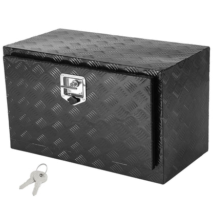 VEVOR Underbody Truck Box, 30" x 17" x 18" Pickup Storage Box, Heavy Duty Aluminum Diamond Plate Tool Box with Lock and Keys, Waterproof Trailer Storage Box with T-Handle Latch for Truck, Van, Trailer - CDKCGJX23017UOUSBV0 - view 1