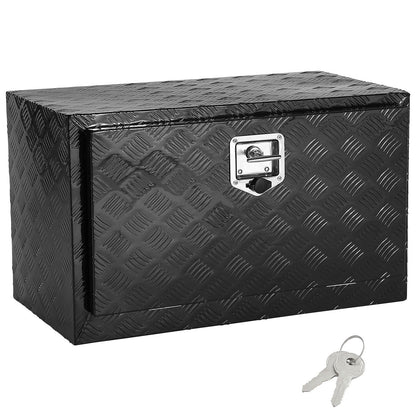 VEVOR Underbody Truck Box, 36" x 17" x 18" Pickup Storage Box, Heavy Duty Aluminum Diamond Plate Tool Box with Lock and Keys, Waterproof Trailer Storage Box with T-Handle Latch for Truck, Van, Trailer - CDKCGJX23617M29BSV0 - view 10