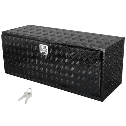 VEVOR Underbody Truck Box, 60" x 24" x 24" Pickup Storage Box, Heavy Duty Aluminum Diamond Plate Tool Box with Lock and Keys, Waterproof Trailer Storage Box with T-Handle Latch for Truck, Van, Trailer - CDKCGJX26024BFEV0V0 - view 1