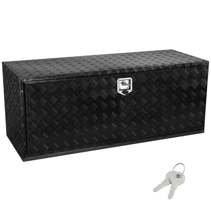 VEVOR Underbody Truck Box, 60" x 24" x 24" Pickup Storage Box, Heavy Duty Aluminum Diamond Plate Tool Box with Lock and Keys, Waterproof Trailer Storage Box with T-Handle Latch for Truck, Van, Trailer - CDKCGJX26024BFEV0V0 - view 10