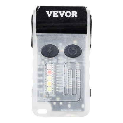 VEVOR Rechargeable Keychain Flashlight, Mini LED Flashlight with 13 Lighting Modes, Portable Pocket Flashlight with Clip, Magnetic Tail & 180° Rotating Head for Everyday Carry, Camping, Emergencies - CDKYCKHMNSDTINPK6V9 - view 10
