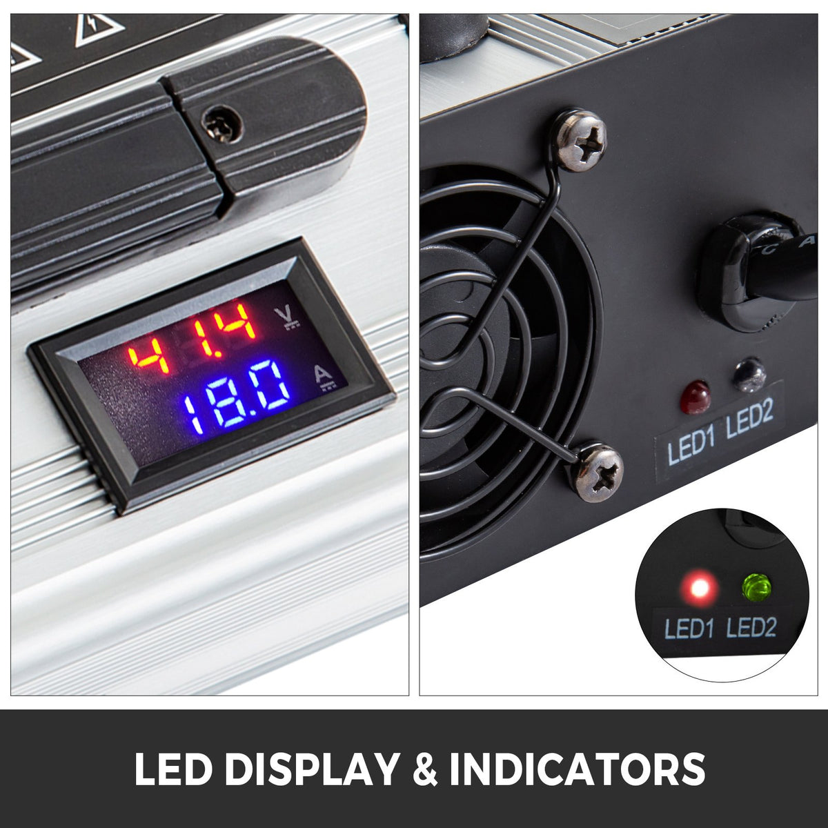 VEVOR 36V 18A Charger for Golf Carts with Powerwise Plug, LED Status Lights, 110V, Compatible with EzGo TXT Medalist D Style - CDQ36V18ADDPJ0001V1 - view 5