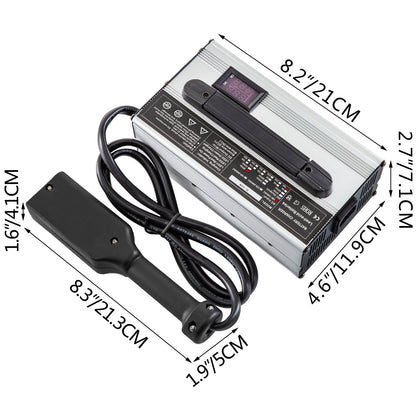 VEVOR 36V 18A Charger for Golf Carts with Powerwise Plug, LED Status Lights, 110V, Compatible with EzGo TXT Medalist D Style - CDQ36V18ADDPJ0001V1 - view 9
