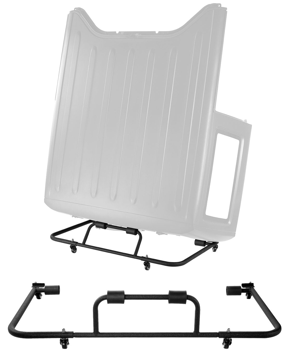 VEVOR Hardtop Storage Cart, Moveable Sturdy Hard Top Cart, with 3-Adjustable Holes & Thickened Soft Padding, Hardtop Storage Rack with Powder Coating, Fit for Jeep Wrangler TJ, JK - CDTCCZ1PCS006HIMTV0 - view 1