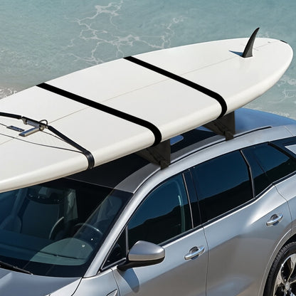 VEVOR Inflatable Soft Roof Rack Bars, 37.6-Inch Universal Car Roof Rack Pads, 88LBS Loading Luggage Kayak Carrier with 2 Tie-Down Straps & Ropes, Hand Air Pump, Storage Bag for Canoes Surfboards SUPs - CDXLJDWXHGJKOWKIKV0 - view 9