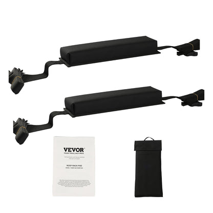 VEVOR Soft Roof Rack Pads, 15.5-Inch Universal Car Roof Rack Pads, 176LBS Loading Capacity Luggage Kayak Carrier with Portable Storage Bag for SUP Canoe Snowboard Paddle Board Surfboard - CDXLJDWXHGJKOZKMCV0 - view 10
