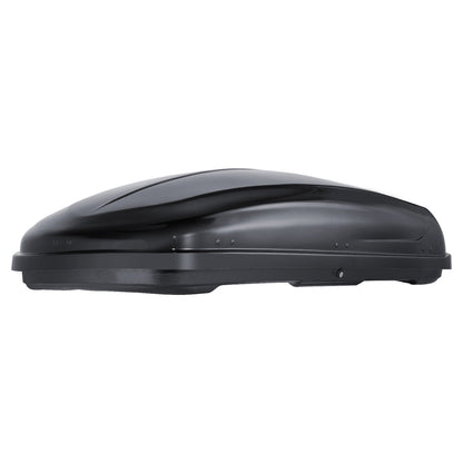 VEVOR Rooftop Cargo Carrier, 14 Cubic Feet Roof Cargo Box, ABS Hard Shell Roof Box, with Dual-Sided Opening and 2 Reinforced Straps, Aerodynamic, Suitable for most Crossbar, for Car, Wagon, SUV, Black - CDXLXHS14LFYUR2AAV0 - view 10