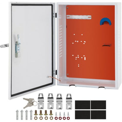 VEVOR Tesla Charger Station Box, 28'' x 20'' x 10'', Outdoor Cable Box Charging Box Cable Organizer, IP32 Waterproof Dustproof Cool Roll Steel Electrical Enclosure Box, for Tesla - CDZ70X50X25CMGZYMV0 - view 1