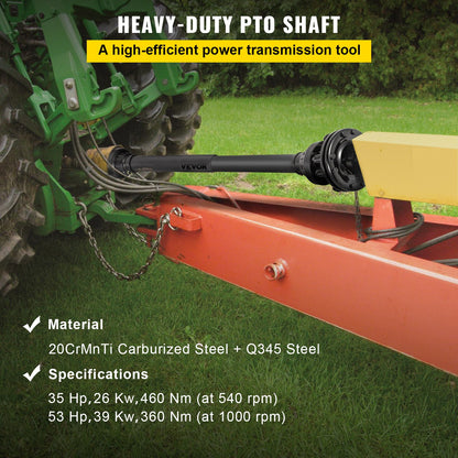 VEVOR Tractor PTO Shaft Assemblies - Select Your Configuration - CDZT4B11004FF0001V0 - view 2