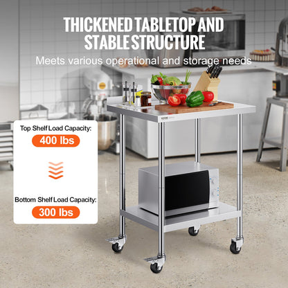 VEVOR Commercial Worktables - Select Your Configuration - CFBXGGZTLCDJ2SUV7V0 - view 3