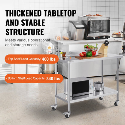 VEVOR Commercial Worktables - Select Your Configuration - CFBXGGZTLCDJ6DXO2V0 - view 3