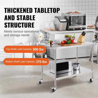 VEVOR Commercial Worktables - Select Your Configuration - CFBXGGZTLCDJ6KFNJV0 - view 3