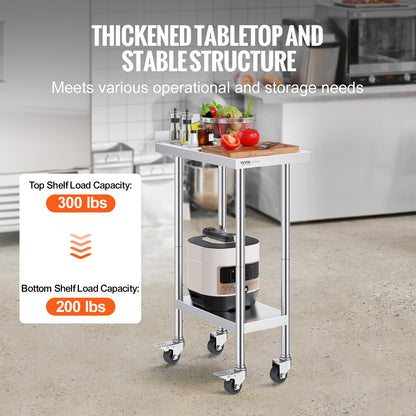 VEVOR Commercial Worktables - Select Your Configuration - CFBXGGZTLCDJCZKDAV0 - view 3