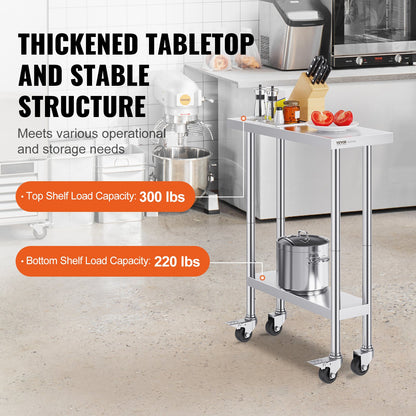 VEVOR Commercial Worktables - Select Your Configuration - CFBXGGZTLCDJEZMQSV0 - view 3