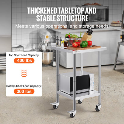 VEVOR Commercial Worktables - Select Your Configuration - CFBXGGZTLCDJPQM9TV0 - view 3
