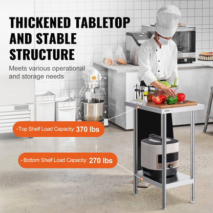 VEVOR Commercial Worktables - Select Your Configuration - CFBXGGZTLCWJ8T6BLV0 - view 3